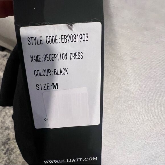 NWT Elliat MADILYN midi cascade Ruffle Strapless Cocktail Dress size medium - Picture 13 of 15